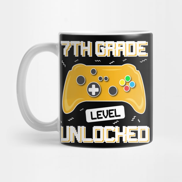 7th Grade Level Unlocked Back to School by busines_night